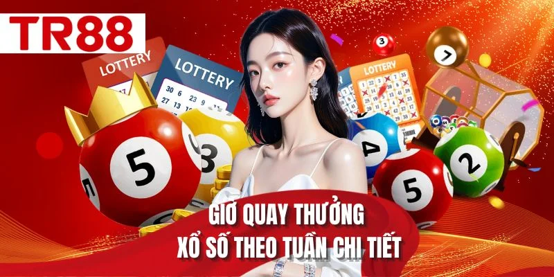 Giờ quay thưởng xổ số theo tuần chi tiết